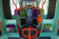 Viennaslide-05293011 Montpellier, moderne Tramway Linie 3, Fahrzeugdesign von Christian Lacroix - Montpellier, modern Tramway Line 3, Design by Christian Lacroix