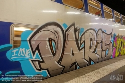 Viennaslide-05300099 Paris, RER, Graffity