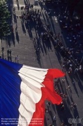 Viennaslide-05300106 Paris, Französische Flagge - Paris, French Flag