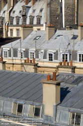 Viennaslide-05300128 Paris, Dächer - Paris, Rooftops