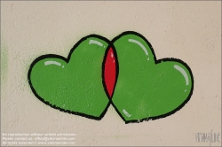 Viennaslide-05300198 Paris, Graffity, zwei Herzen // Paris, Graffity, Two Hearts