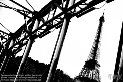 Viennaslide-05300902 Paris, Eiffelturm, Kontrast