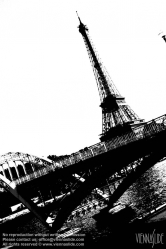 Viennaslide-05300904 Paris, Eiffelturm, Kontrast