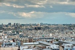 Viennaslide-05301004h Paris, Stadtpanorama vom Montmartre - Paris, Panorama View from Montmartre