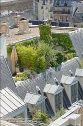 Viennaslide-05301018 Paris, Dachgarten im Marais // Paris, Rooftop Terrace in Marais Quarter