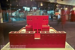 Viennaslide-05301201 Paris, Centre Pompidou, auch Centre Beaubourg, Ausstellung Architektur aus Lego 1985 - Paris, Centre Pompidou, Exhibition Lego Architecture, 1985