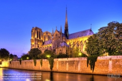 Viennaslide-05301303 Paris, Ile de la Cite, Notre Dame vor dem Brand des Dachstuhls - Paris, Ile de la Cite, Notre Dame Cathedral prior to the Fire