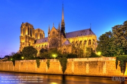 Viennaslide-05301304 Paris, Ile de la Cite, Notre Dame vor dem Brand des Dachstuhls - Paris, Ile de la Cite, Notre Dame Cathedral prior to the Fire