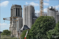 Viennaslide-05301323 Paris, Renovierung der Kathedrale Notre-Dame // Paris, Renovation of Notre Dame Cathedral