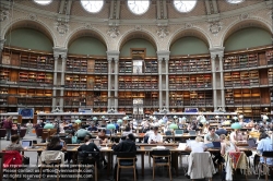 Viennaslide-05302511 Paris, Bibliotheque national de France (Französische Nationalbibliothek), Ovalsaal, Jean-Louis Pascal, Alfred Recoura // Paris, Bibliotheque national de France (French National Library), Oval Room, Jean-Louis Pascal, Alfred Recoura