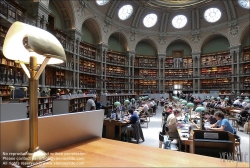 Viennaslide-05302512 Paris, Bibliotheque national de France (Französische Nationalbibliothek), Ovalsaal, Jean-Louis Pascal, Alfred Recoura // Paris, Bibliotheque national de France (French National Library), Oval Room, Jean-Louis Pascal, Alfred Recoura