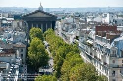 Viennaslide-05305101 Paris, Stadtpanorama von Galeries Lafayette, Blick auf Madeleine - Paris, Panorama View from Galeries Lafayette to Madeleine