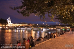 Viennaslide-05307049 Paris, Abend an der Seine - Paris, Evening at the Banks of the River Seine