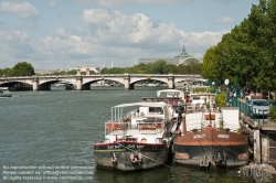 Viennaslide-05307095 Paris, Seine, Hausboote - Paris, Seine, Houseboats
