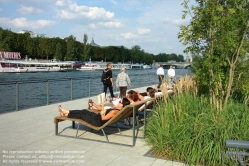 Viennaslide-05307126 Paris, Berges de Seine, Freizeit am Ufer der Seine