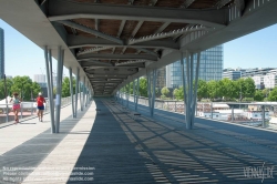 Viennaslide-05307136 Paris, Seine, Passerelle Simone-de-Beauvoir, Architekt Dietmar Feichtinger