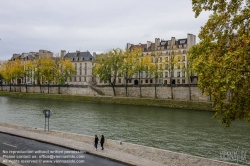 Viennaslide-05307161 Paris, an der Seine, Ile Saint Louis - Paris, Seine River, Ile Saint Louis