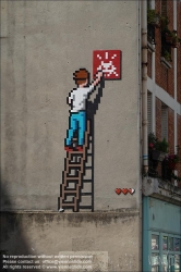 Viennaslide-05308145 Paris, Street Art von Invader // Paris, Street Art by Invader
