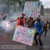 Viennaslide-05309016 Paris, 14.6.2018, Demonstration der SNCF gegen Macron