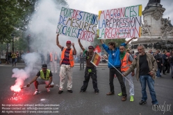 Viennaslide-05309017 Paris, 14.6.2018, Demonstration der SNCF gegen Macron