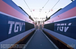 Viennaslide-05309213 Paris, Gare de Lyon, TGV-Züge der ersten Generation
