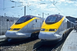 Viennaslide-05309306 Paris, Hochgeschwindigkeitszüge am Gare du Nord - Paris, Bullet Trains at Gare du Nord