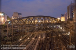 Viennaslide-05309442 Paris, Bahnstrecke nahe Gare de l'Est - Paris, around Gare de l'Est