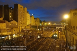 Viennaslide-05309444 Paris, Bahnstrecke nahe Gare de l'Est - Paris, around Gare de l'Est