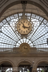 Viennaslide-05309446 Paris, Gare de l'Est, Uhr - Paris, Gare de l'Est, Clock