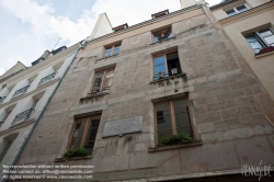 Viennaslide-05313016 Das Älteste Haus von Paris 51 Rue de Montmorency, erbaut von Nicolas Flamel 1407 - The Oldest House in Paris 51 Rue de Montmorency, erected by Nicolas Flamel 1407