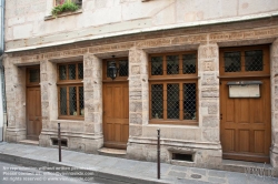 Viennaslide-05313017 Das Älteste Haus von Paris 51 Rue de Montmorency, erbaut von Nicolas Flamel 1407 - The Oldest House in Paris 51 Rue de Montmorency, erected by Nicolas Flamel 1407