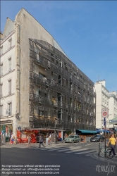 Viennaslide-05314007 Paris, Rue de Turenne, Altbau-Erweiterung, Anbau 