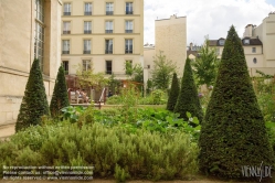 Viennaslide-05314555 Paris, Marais, Jardin des Rosiers