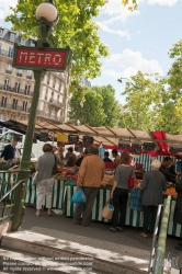 Viennaslide-05315009 Paris, Markt bei Maubert-Mutualite - Paris, Market at Maubert-Mutualite