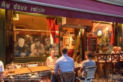 Viennaslide-05315026 Paris, Straßencafe Au Doux Raisin - Paris, Cafe Terrace Au Doux Raisin