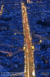 Viennaslide-05316001 Paris, Blick vom Tour Montparnasse, Rue de Rennes - Paris, View from Tour Montparnasse, Rue de Rennes