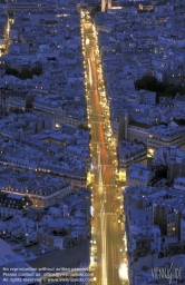 Viennaslide-05316002 Paris, Blick vom Tour Montparnasse, Rue de Rennes - Paris, View from Tour Montparnasse, Rue de Rennes