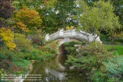 Viennaslide-05318019 Paris, Parc Monceau, Brücke // Paris, Parc Monceau, Bridge