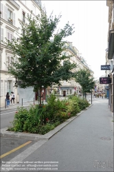 Viennaslide-05319058 Paris, Rue Blanche, Straenbegrnung // Paris, Rue Blanche, Greening