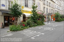 Viennaslide-05319061 Paris, Rue des Martyrs, Straenbegrnung // Paris, Rue des Martyrs, Greening