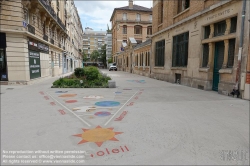 Viennaslide-05323101 Paris, begrünte und verkehrsberuhigte Schulstraße rue de la Providence  // Paris, car-free School Street rue de la Providence