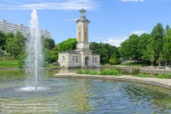 Viennaslide-05325002 Der Parc Georges Brassens ist ein 8,7 ha großer Park auf dem Gelände des ehemaligen Gestüts Vaugirard im 15. Arrondissement der französischen Hauptstadt Paris. Vom Gestüt und dem angrenzenden Schlachthof blieben bei der Gestaltung einige Elemente erhalten.