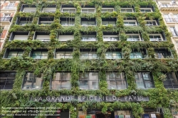 Viennaslide-05326016 Paris, Avenue Paul Doumer, 'La Grand Epicerie de Paris', begrünte Fassade // Paris, Avenue Paul Doumer, 'La Grand Epicerie de Paris', Green Facade