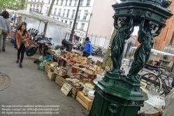 Viennaslide-05328110 Paris, Montmartre, Flohmarkt - Paris, Montmartre, Flea Market