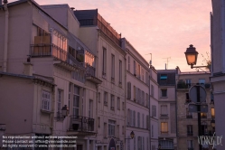 Viennaslide-05328529 Paris, Montmartre, Sonnenuntergang