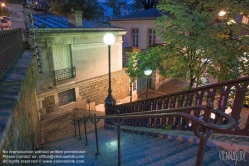 Viennaslide-05328612 Paris, Montmartre, Treppe