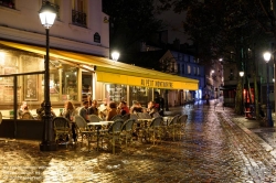 Viennaslide-05328618 Paris, Montmartre, Place des Abesses, Cafe
