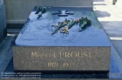 Viennaslide-05331206 Paris, Friedhof Père-Lachaise, Cimetière Père-Lachaise, Marcel Proust - Paris, Père-Lachaise Cemetery, Cimetière Père-Lachaise, Marcel Proust