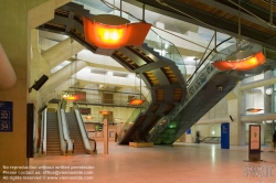 Viennaslide-05333518 Paris, RER E, Station Porte Maillot, Architektur von Agence Duthilleul // Paris, RER E, Porte Maillot Station, Architecture by Agence Duthilleul