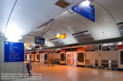 Viennaslide-05333521 Paris, RER E, Station Porte Maillot, Architektur von Agence Duthilleul // Paris, RER E, Porte Maillot Station, Architecture by Agence Duthilleul
